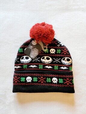 ​NWT Disney Nightmare Before Christmas 30th Anniversary Jack Skellington Beanie